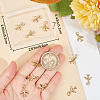 Beebeecraft 12Pcs Rack Plating Brass Charms ZIRC-BBC0002-51-3