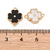 Double Side Color Acrylic Connector Charms KK-P289-04G-01-3