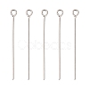 Tarnish Resistant 304 Stainless Steel Eye Pin X-STAS-R045-35mm-1