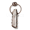 Natural Quartz Crystal Nuggets Pendants G-D468-42R-2