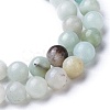 Natural Flower Amazonite Round Bead Strands X-G-D608-6mm-3