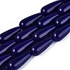 Opaque Glass Beads Strands X-GLAA-Q113-03A-C05-1