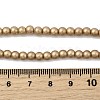 Electroplated Synthetic Non-magnetic Hematite Beads Strands G-H327-D01-03A-4