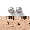 Plastic Imitation Pearl Beads FIND-M059-01B-05-3