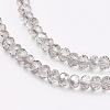 Transparent Glass Beads Strands GLAA-F076-B04-3