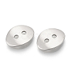Tarnish Resistant 201 Stainless Steel Buttons STAS-T047-07-1