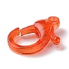 Transparent Plastic Lobster CLaw Clasps KY-H005-A11-3
