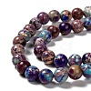 Natural Imperial Jasper Beads Strands X-G-I122-8mm-15-3