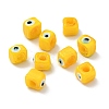 Handmade Evil Eye Lampwork European Beads LAMP-G143-06-2