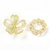 Transparent Acrylic Beads OACR-N137-73F-2