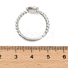 Brass Finger Cup Peg Ring Settings KK-L184-58P-2