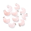 Natural Rose Quartz Pendants G-Z022-02G-1