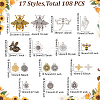 Tibetan Style Alloy Pendants FIND-ME0001-29-2