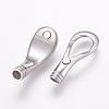 Tarnish Resistant 304 Stainless Steel Magnetic Clasps with Glue-in Ends STAS-L189-10P-3