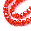 Electroplate Glass Beads Strands EGLA-A034-T2mm-A27-3