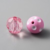 Mixed Style Acrylic and Resin Beads MACR-WH0007-76-2