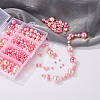 497Pcs 5 Style Rainbow ABS Plastic Imitation Pearl Beads OACR-YW0001-07D-8