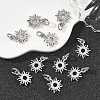 SHEGRACE Brass Clear Cubic Zirconia Charms XGRQ3P685-588P-4
