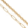 304 Stainless Steel Paperclip Chain Cable Chain Lariat Y Necklaces NJEW-JN05724-5