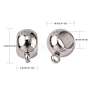 Non-Tarnish 304 Stainless Steel Tube Bails X-STAS-L198-16A-4