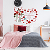 Valentine's Day Theme PVC Wall Stickers DIY-WH0228-222-5