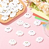 32Pcs 8 Styles Funny Opaque Resin Cabochons RESI-YW0005-94-4
