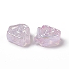 UV Plating Rainbow Iridescent Acrylic Beads PACR-M003-02D-3