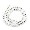 Electroplate Non-magnetic Synthetic Hematite Beads Strands G-L485-02A-S-3
