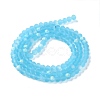 Transparent Glass Beads Strands EGLA-A034-T4mm-MB08-3
