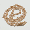 Natural Sunstone Chip Bead Strands G-M205-15-2