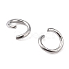 Tarnish Resistant 304 Stainless Steel Open Jump Rings STAS-R049-4x0.6mm-3