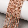Natural Black Gold Rutilated Quartz Beads Strands GG-CBA9631-B02-02-1