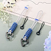 Polyester Cord Ropes Pendant Decorations HJEW-TADJ0022-01C-3