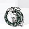 Crocodile Alloy Rhinestone Brooch PW-WGFAD1D-04-2