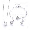 304 Stainless Steel Jewelry Sets X-SJEW-H137-25P-1