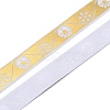 Flat Christmas Theme Polyester Satin Ribbon OCOR-YWC0001-01B-02-3