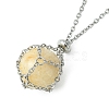 Tarnish Resistant 304 Stainless Steel Cable Chains Macrame Pouch Empty Stone Holder for Pendant Necklaces Making NJEW-TA00086-01-3