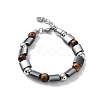 Synthetic Non-magnetic Hematite Beaded Bracelets BJEW-Q334-06-2