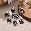 Platinum Plated Alloy Charms ENAM-S118-02U-P-5