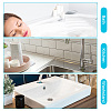 4Pcs 4 Colors Marble Pattern Silicone Soap Dishes AJEW-GA0005-74-6