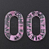 Transparent Acrylic Linking Rings OACR-N009-013B-14-3