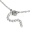 Tarnish Resistant 304 Stainless Steel Cable Chains Macrame Pouch Empty Stone Holder for Pendant Necklaces Making NJEW-TA00086-01-4