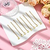 304 Stainless Steel Curb Chain Extender & Open Jump Ring & Lobster Claw Clasps DIY-YW0010-75-5
