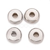 Non-Tarnish 304 Stainless Steel Spacer Beads STAS-F136-04P-1