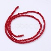Imitation Jade Glass Beads Strands GLAA-G045-A12-2
