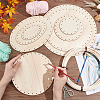 1 Set Wooden Knitting Crochet Bottoms Set WOOD-PH0002-57-3