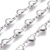Tarnish Resistant 3.28 Feet 304 Stainless Steel Link Chains X-CHS-P007-10P-1