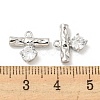 Brass Micro Pave Cubic Zirconia Charms KK-Q809-13P-3