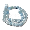 Natural Aquamarine Beads Strands G-C109-A16-02-3