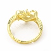 Cubic Zirconia Heart Adjustable Ring KK-A180-30G-2